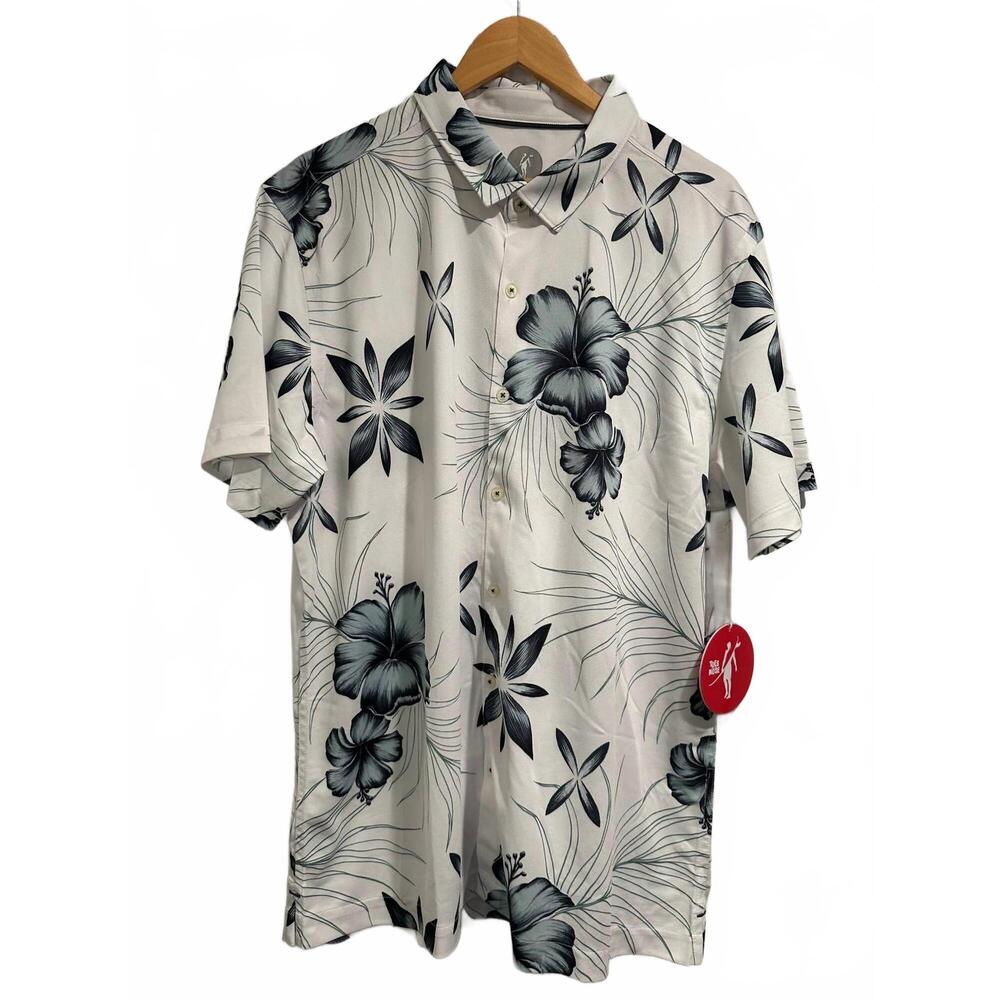 NEW TOES ON THE NOSE men's islander button-down in white